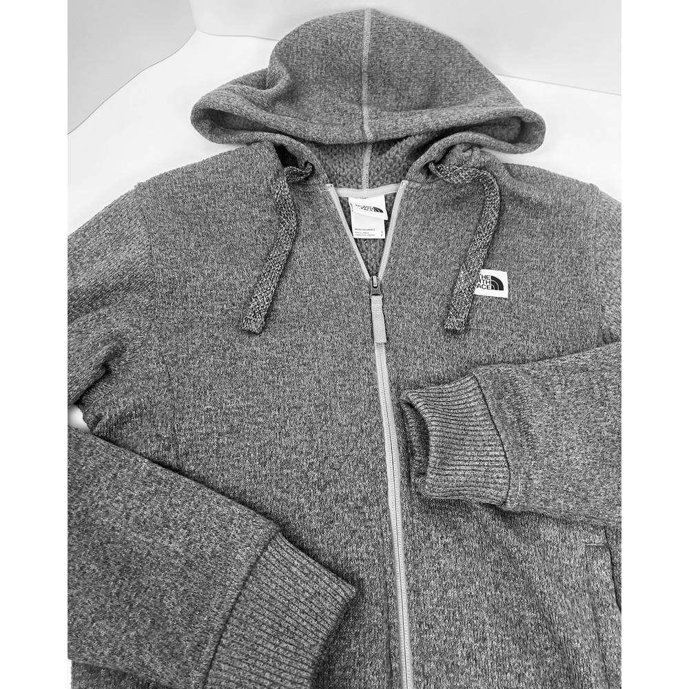The North Face mens full zip thermal/fleece hooded medium weight jacket size S - Picture 7 of 8